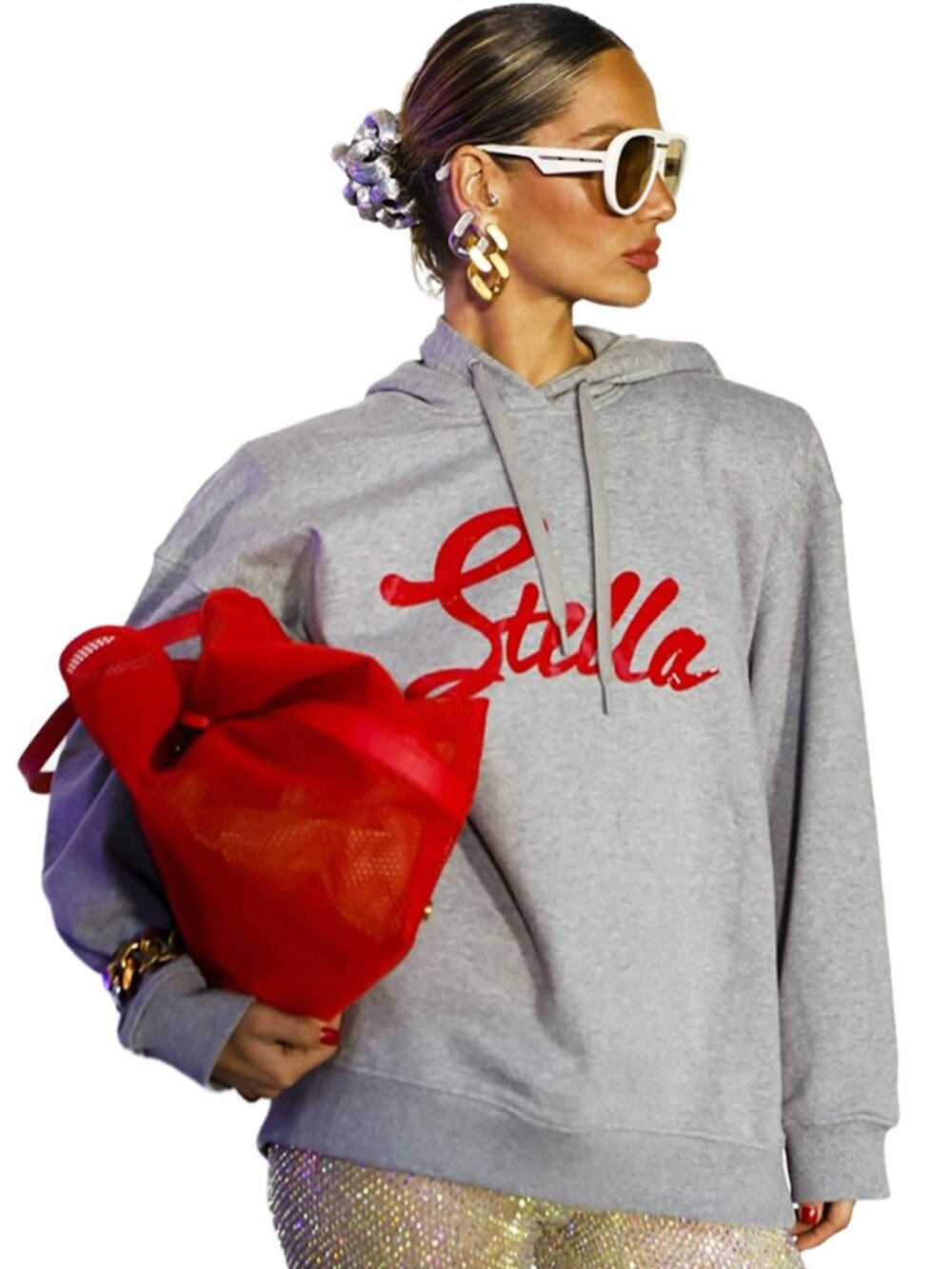 Stella McCartney x H&M Printed Cotton Hoodie Size XS